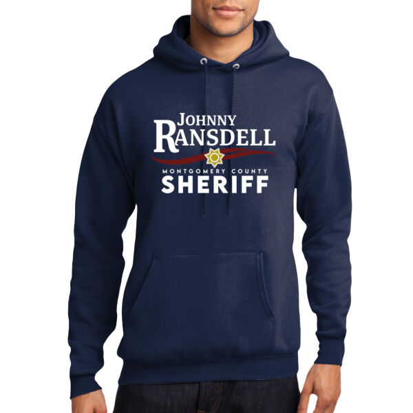 Johnny Ransdell for MOCO Sheriff  - Core Fleece Pullover Hooded Sweatshirt Thumbnail