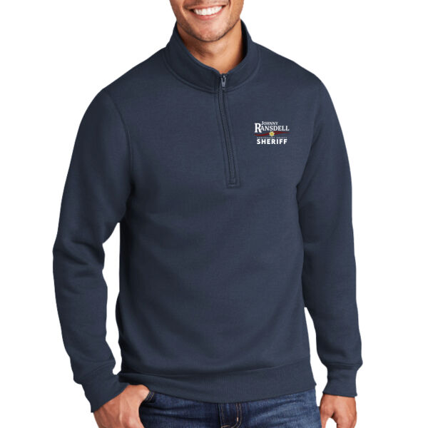 Johnny Ransdell for MOCO Sheriff  - Core Fleece 1/4 Zip Pullover Sweatshirt Thumbnail