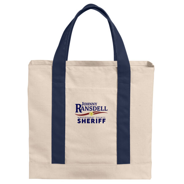 Johnny Ransdell for MOCO Sheriff  - Cotton Canvas Two Tone Tote Thumbnail
