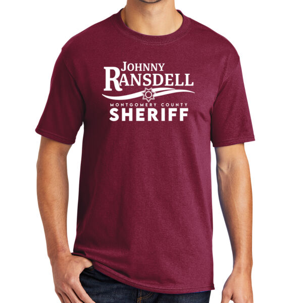 1 color Johnny Ransdell for MOCO Sheriff  - Core Blend Tee Thumbnail