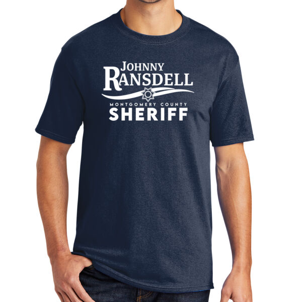 1 color Johnny Ransdell for MOCO Sheriff  - Core Blend Tee Thumbnail